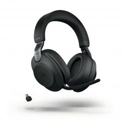 Jabra Headset Evolve2 85 Duo MS Schwarz, USB-C - Telefon Headsets