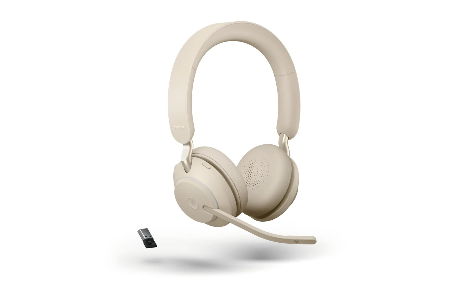 Jabra Headset Evolve2 65 Duo MS Beige, USB-A - Telefon Headsets 1 Jabra Headset Evolve2 65 Duo MS Beige, USB-A - Telefon Headsets
