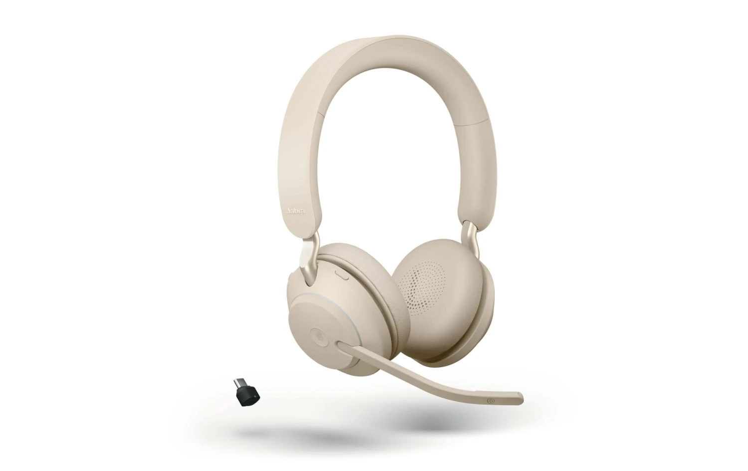 Jabra Headset Evolve2 65 Duo MS Beige, USB-C - Telefon Headsets 1 Jabra Headset Evolve2 65 Duo MS Beige, USB-C - Telefon Headsets