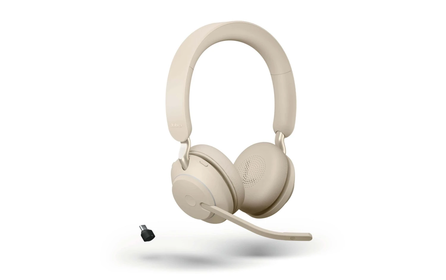 Jabra Headset Evolve2 65 Duo UC Beige, USB-C - Telefon Headsets 1 Jabra Headset Evolve2 65 Duo UC Beige, USB-C - Telefon Headsets