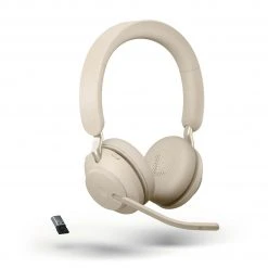 Jabra Headset Evolve2 65 Duo UC Beige, USB-A - Telefon Headsets