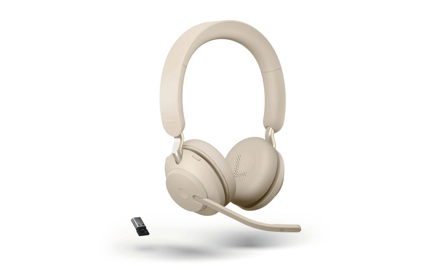 Jabra Headset Evolve2 65 Duo UC Beige, USB-A - Telefon Headsets 1 Jabra Headset Evolve2 65 Duo UC Beige, USB-A - Telefon Headsets