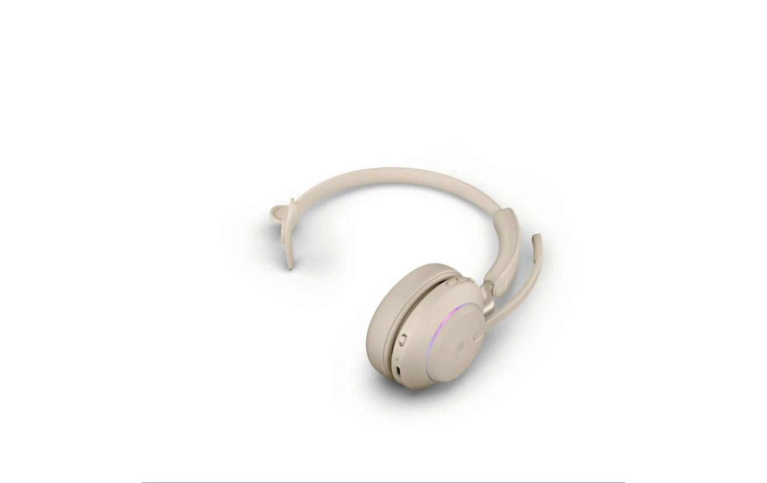 Jabra Headset Evolve2 65 Mono MS Beige, USB-A - Telefon Headsets 2 Jabra Headset Evolve2 65 Mono MS Beige, USB-A - Telefon Headsets – Bild 2