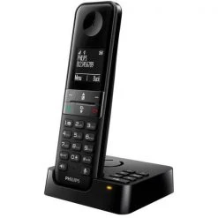 Philips D4751B Schwarz - Festnetz-Telefone