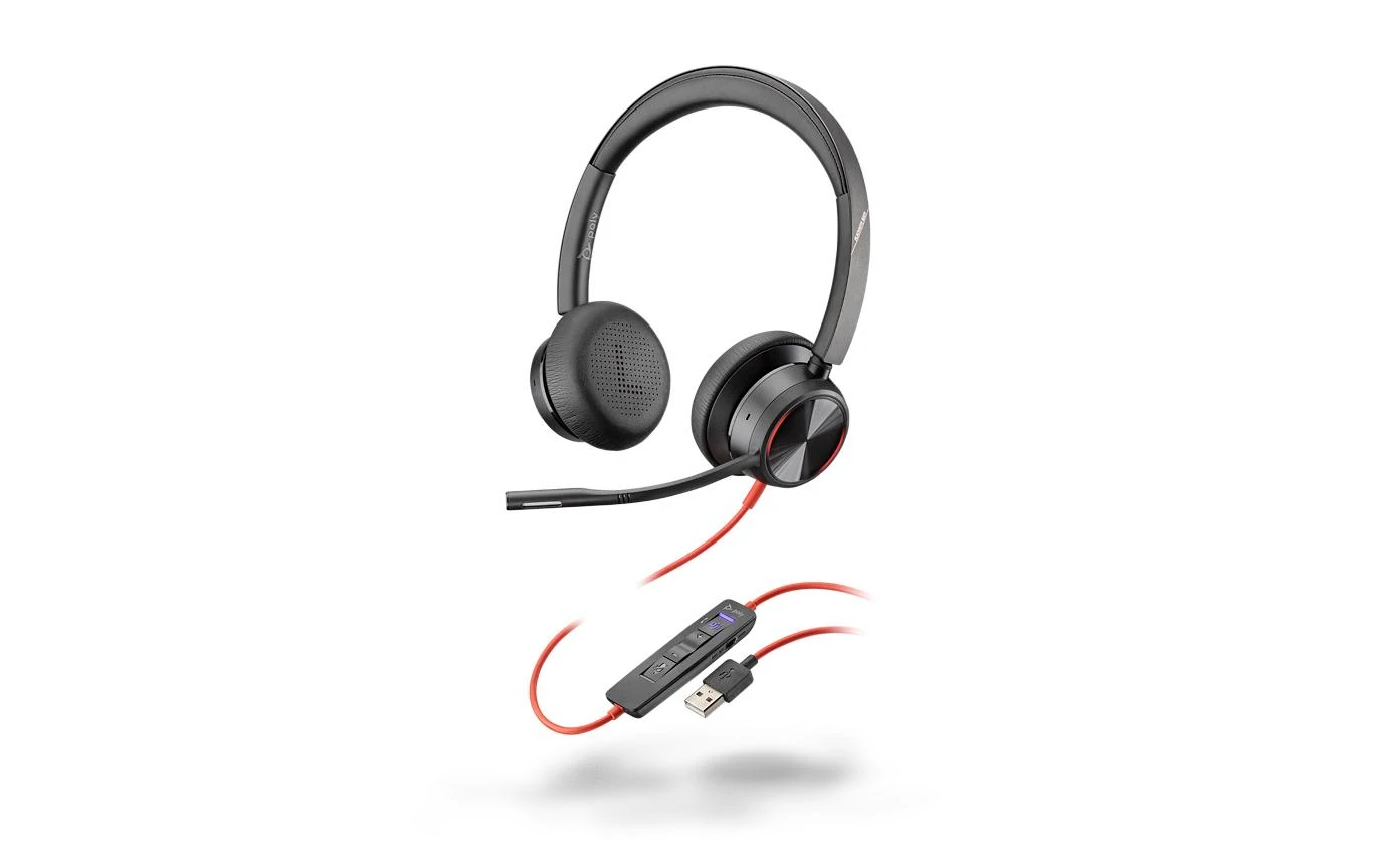 Poly Headset Blackwire 8225 MS USB-A - Telefon Headsets 1 Poly Headset Blackwire 8225 MS USB-A - Telefon Headsets