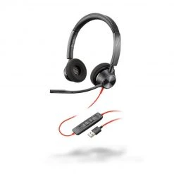 Poly Headset Blackwire 3320 MS USB-A, Schwarz - Telefon Headsets