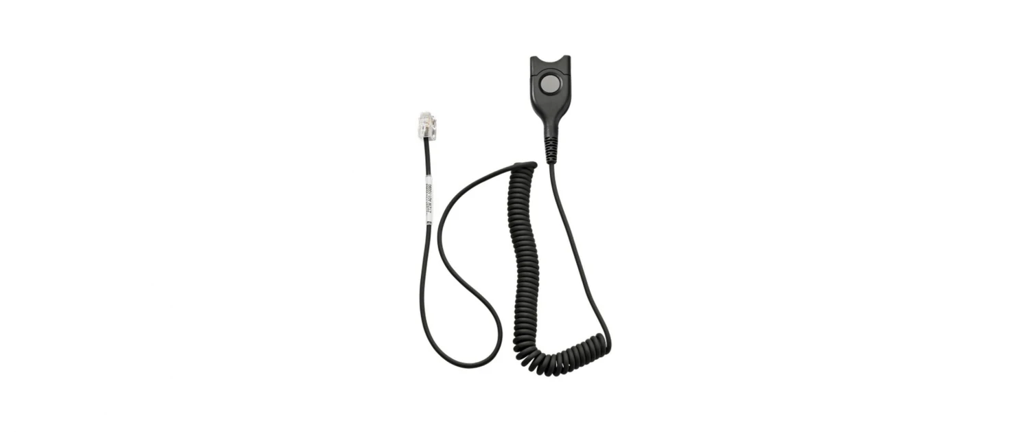 EPOS | SENNHEISER Anschlusskabel CSTD 01 RJ-9 - QD 1 M - Telefon Headsets 1 EPOS | SENNHEISER Anschlusskabel CSTD 01 RJ-9 - QD 1 M - Telefon Headsets