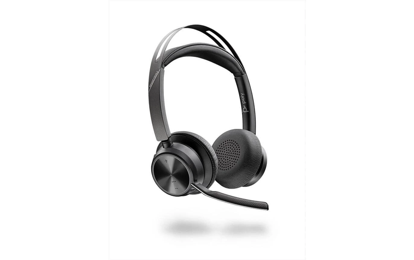 Poly Headset Voyager Focus 2 UC USB-A Inkl. Ladestation - Telefon Headsets 2 Poly Headset Voyager Focus 2 UC USB-A Inkl. Ladestation - Telefon Headsets – Bild 2