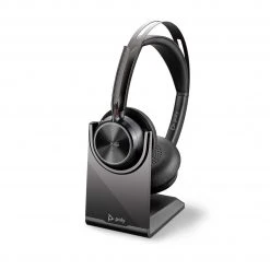 Poly Headset Voyager Focus 2 MS USB-A Inkl. Ladestation - Telefon Headsets