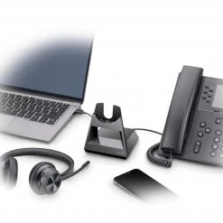 Poly Headset Voyager 4320 UC Duo USB-A, Inkl. Ladestation - Telefon Headsets -Festnetz ⋅ Fax ⋅ Funk ⋅ Babysicherheit Verkäufe 1259167 3 5 scaled