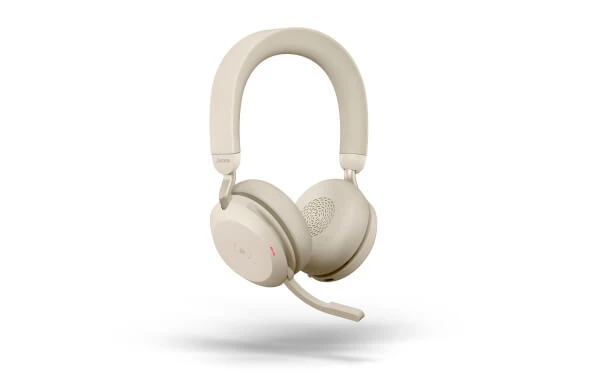 Jabra Headset Evolve2 75 Duo MS USB-C, Beige - Telefon Headsets 1 Jabra Headset Evolve2 75 Duo MS USB-C, Beige - Telefon Headsets