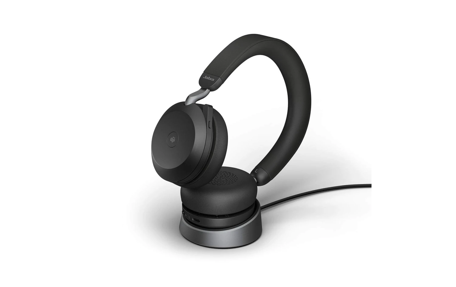 Jabra Headset Evolve2 75 Duo MS Schwarz, USB-C, Inkl. Ladestation - Telefon Headsets 2 Jabra Headset Evolve2 75 Duo MS Schwarz, USB-C, Inkl. Ladestation - Telefon Headsets – Bild 2