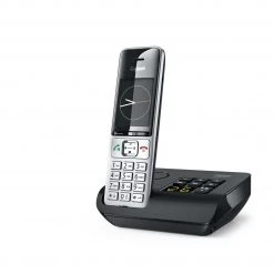 Gigaset Schnurlostelefon Comfort 500A Schwarz/Silber - Festnetz-Telefone