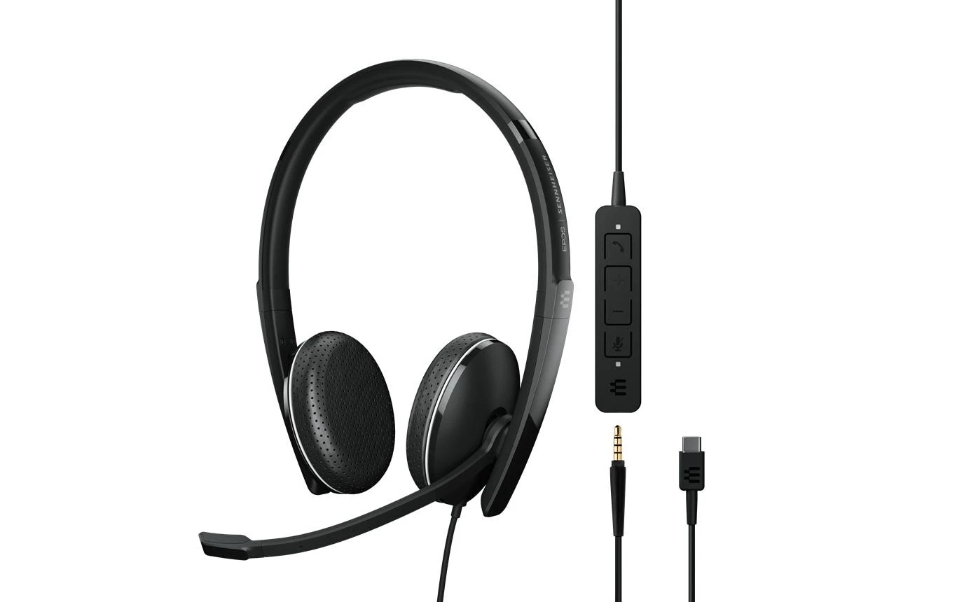 EPOS | SENNHEISER Headset ADAPT 165 II Duo USB-C, 3.5 Mm Klinke - Telefon Headsets 2 EPOS | SENNHEISER Headset ADAPT 165 II Duo USB-C, 3.5 Mm Klinke - Telefon Headsets – Bild 2