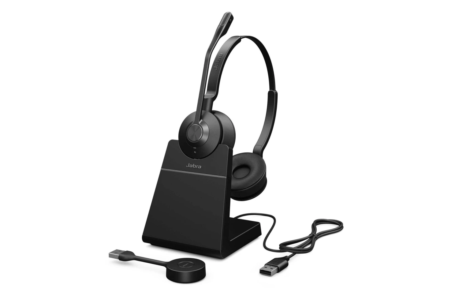 Jabra Headset Engage 55 UC Duo USB-A, Inkl. Ladestation - Telefon Headsets 1 Jabra Headset Engage 55 UC Duo USB-A, Inkl. Ladestation - Telefon Headsets