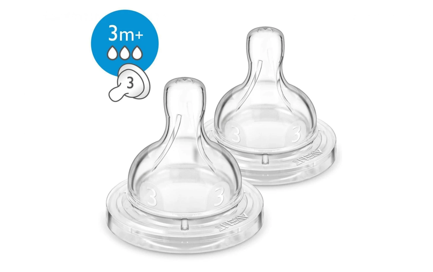 PHILIPS AVENT Trinksauger Klassik Kirschform 3m+ - Babyphones 3 PHILIPS AVENT Trinksauger Klassik Kirschform 3m+ - Babyphones – Bild 3