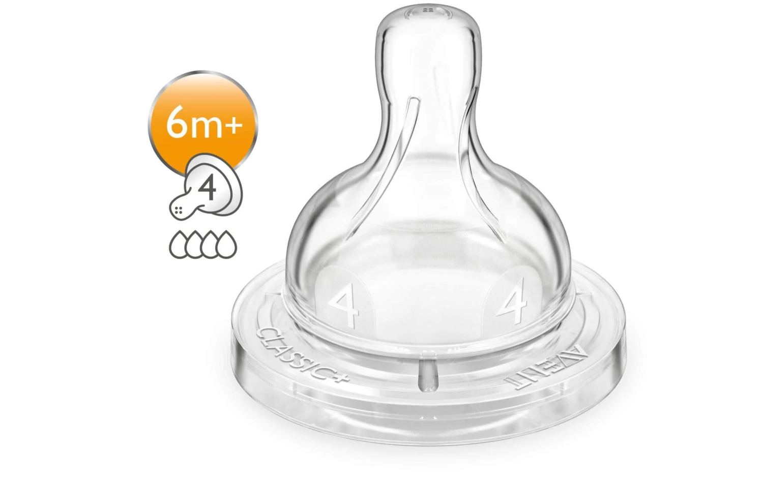 PHILIPS AVENT Trinksauger Klassik Kirschform 6m+ - Babyphones 2 PHILIPS AVENT Trinksauger Klassik Kirschform 6m+ - Babyphones – Bild 2