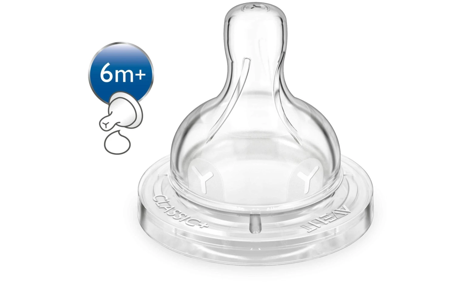 PHILIPS AVENT Trinksauger Klassik Kirschform Für Dickflüssige Nahrung 6 M+ - Babyphones 3 PHILIPS AVENT Trinksauger Klassik Kirschform Für Dickflüssige Nahrung 6 M+ - Babyphones – Bild 3
