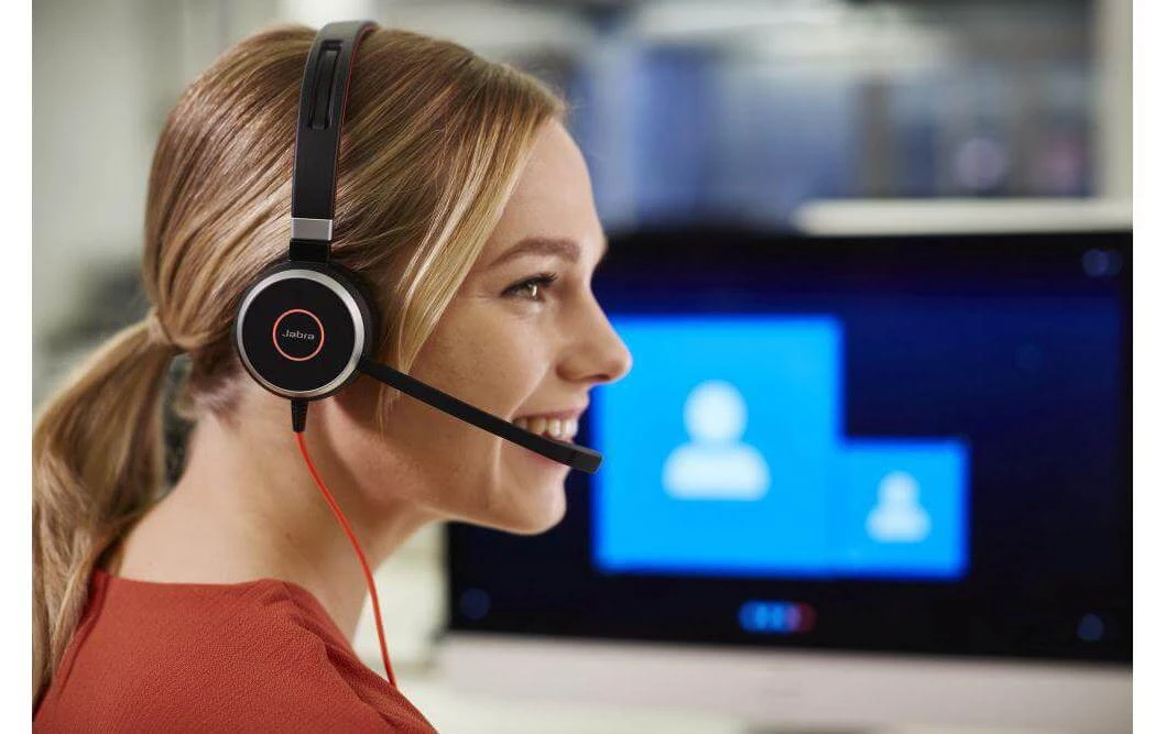 Jabra Headset Evolve 40 Duo MS - Telefon Headsets 2 Jabra Headset Evolve 40 Duo MS - Telefon Headsets – Bild 2