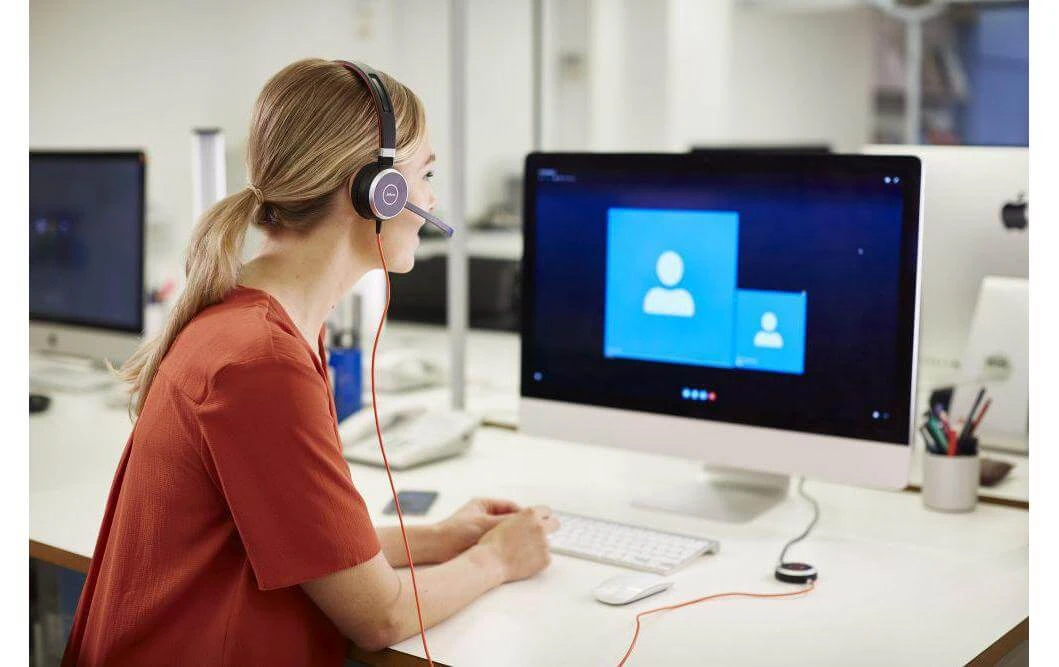 Jabra Headset Evolve 40 Duo MS - Telefon Headsets 3 Jabra Headset Evolve 40 Duo MS - Telefon Headsets – Bild 3