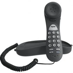 Tiptel Tischtelefon 114 Anthrazit - Festnetz-Telefone