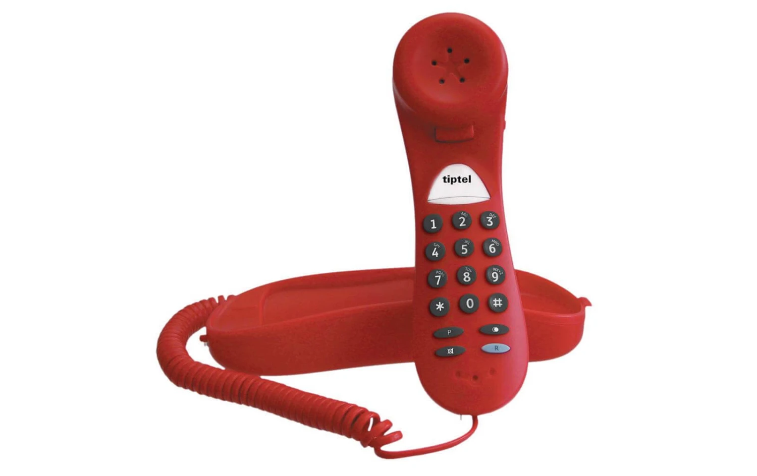 Tiptel Tischtelefon 114 Rot - Festnetz-Telefone 1 Tiptel Tischtelefon 114 Rot - Festnetz-Telefone