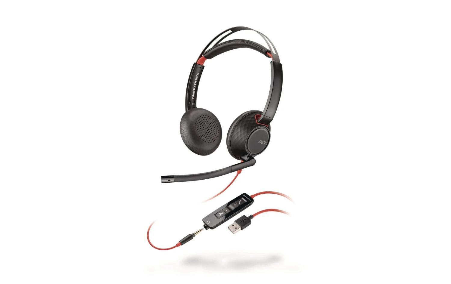 Poly Headset Blackwire 5220 Duo USB - Telefon Headsets 1 Poly Headset Blackwire 5220 Duo USB - Telefon Headsets