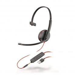 Poly Headset Blackwire 3215 Mono USB - Telefon Headsets