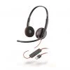 Poly Headset Blackwire 3220 Duo USB - Telefon Headsets