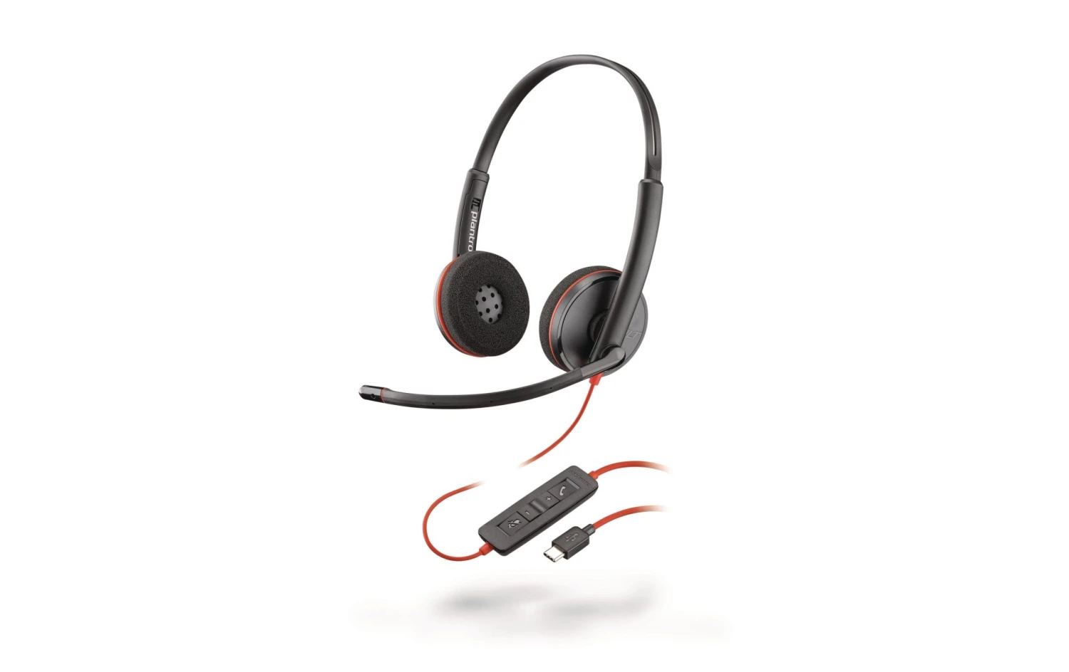 Poly Headset Blackwire 3220 Duo USB-C - Telefon Headsets 1 Poly Headset Blackwire 3220 Duo USB-C - Telefon Headsets