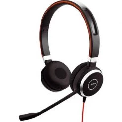 Jabra Headset Evolve 40 Duo MS USB-C - Telefon Headsets