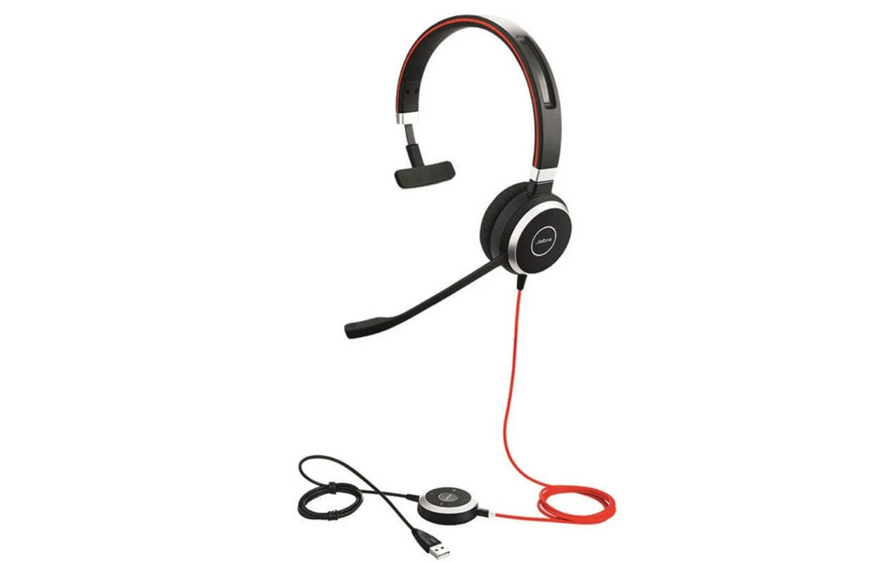 Jabra Headset Evolve 40 UC Mono USB-C - Telefon Headsets 1 Jabra Headset Evolve 40 UC Mono USB-C - Telefon Headsets